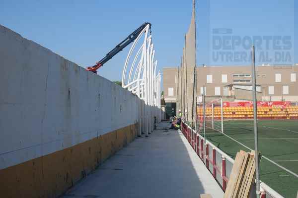 Las obras del San Juan Bosco comienzan a perfilar como quedará la fachada del Paseo de Consolación