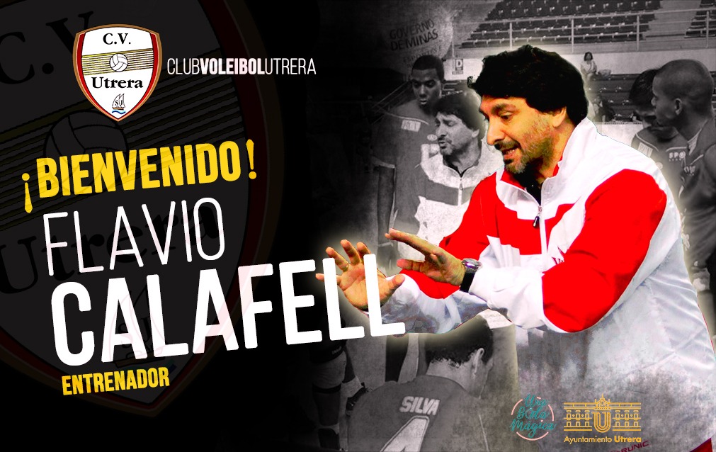 ¡OFICIAL! ? FLAVIO CALAFELL nuevo entrenador del Senior Masculino de Club Deportivo Voleibol Utrera