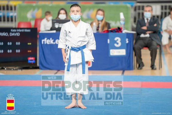 David Gómez Mauriño medalla de bronce en katas en la Liga Nacional de Karate y pasa a la final de Málaga