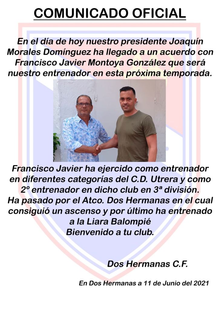 El resurgir del Dos Hermanas CF en manos de Francis Montoya