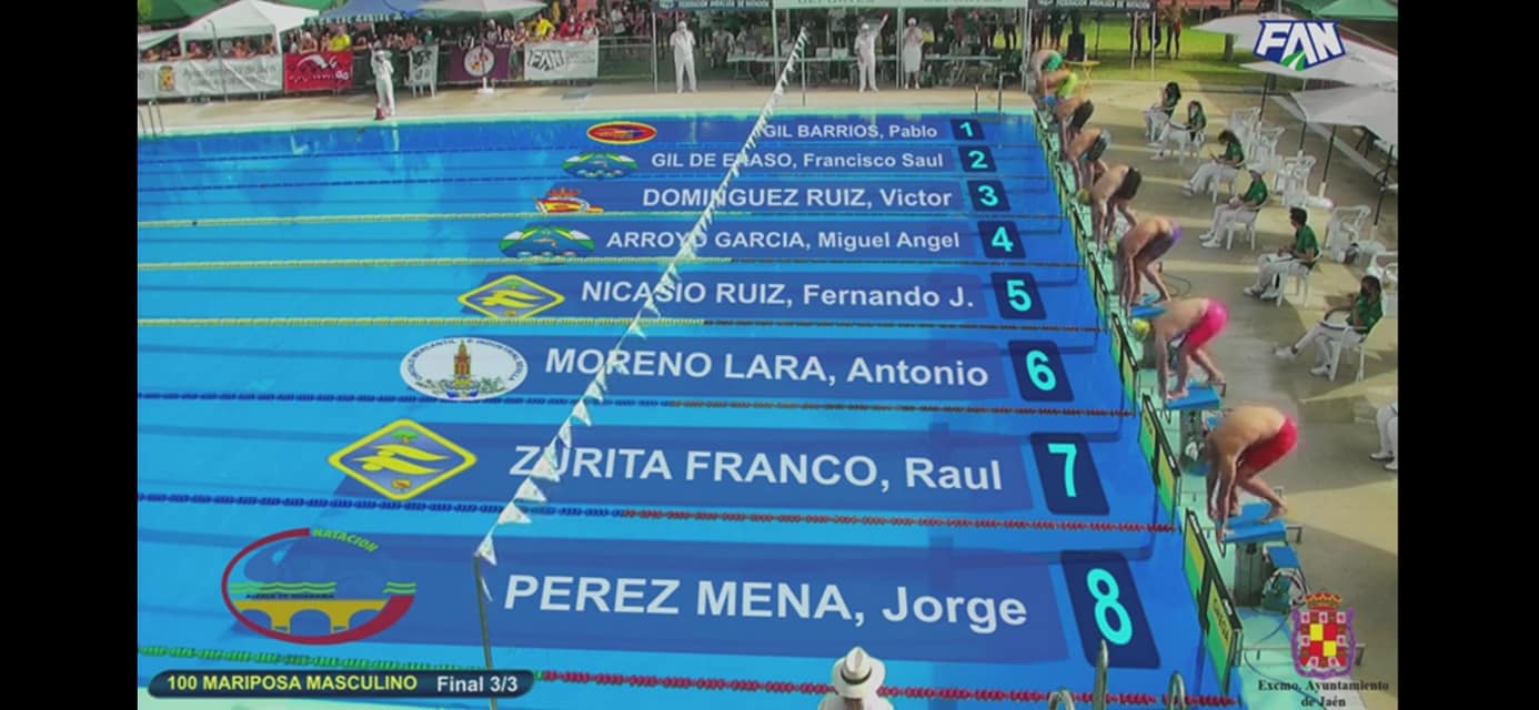 El utrerano Jorge Pérez se califica para el campeonato nacional de natación