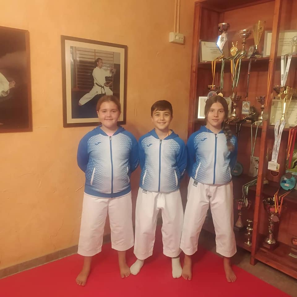 Tres jóvenes utreranos participarán en la Liga Nacional de Karate