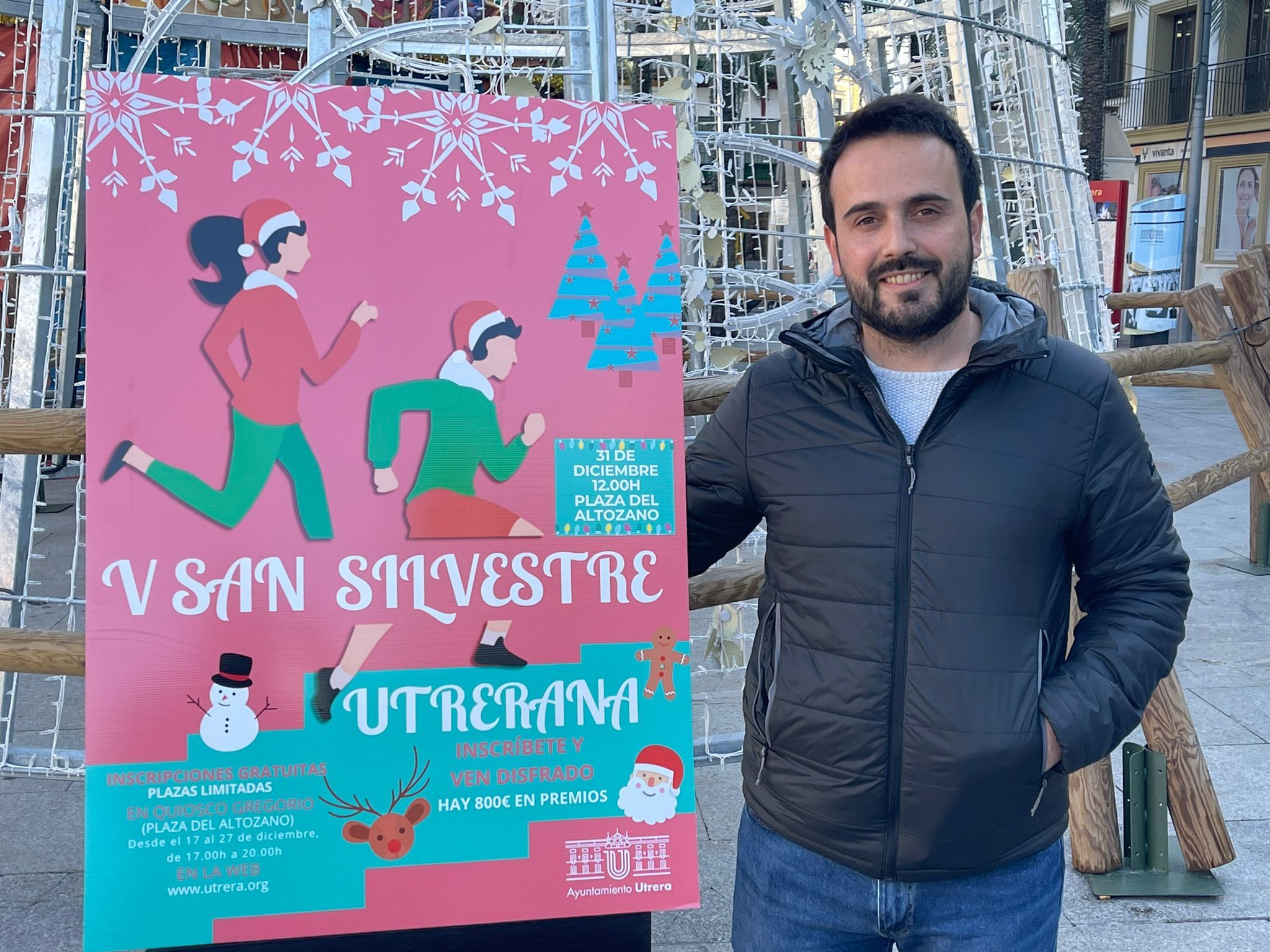 DANIEL LIRIA PRESENTA «LA CARRERA MÁS DIVERTIDA DEL AÑO» QUE CIERRA EL CALENDARIO DEPORTIVO EN UTRERA