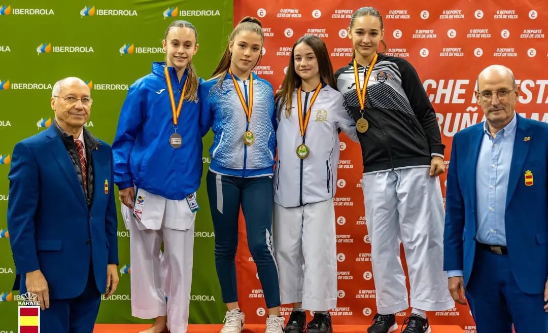 Los hermanos karatekas Gómez Mauriño y Marta Cabrera se traen 4 medallas a casa en la Gran Final Nacional de Karate