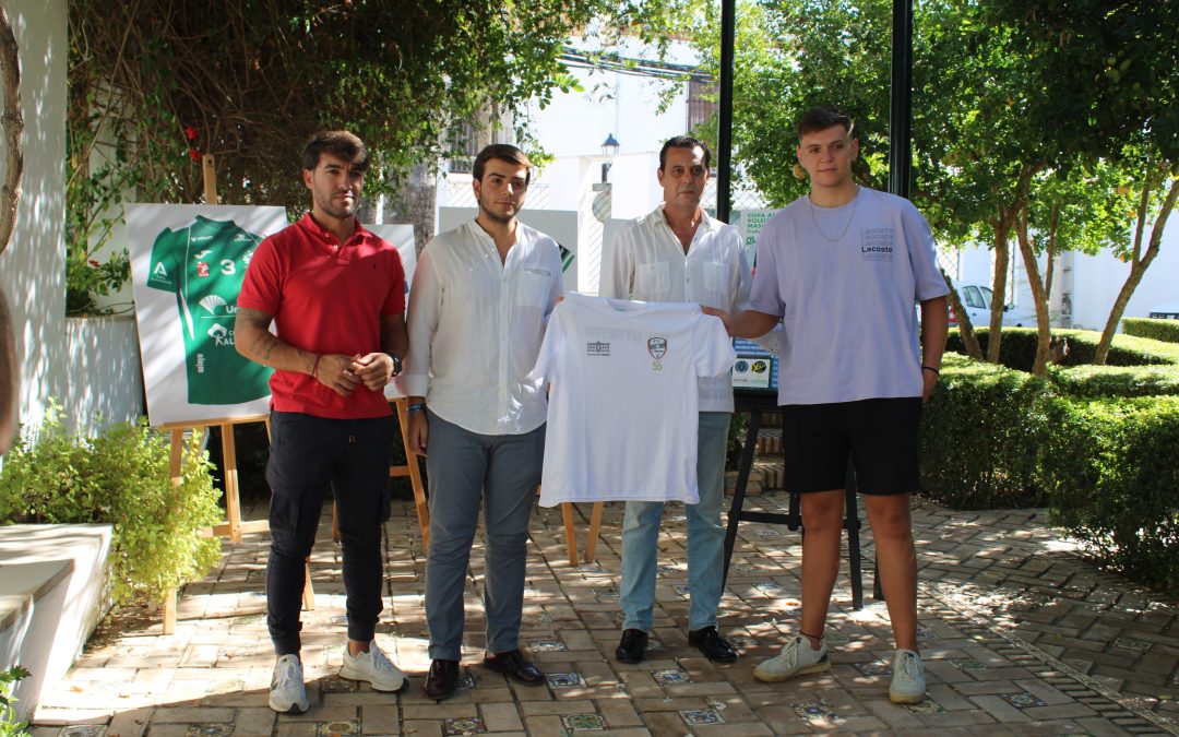 La delegación de deportes y el CV de Utrera presentan el cartel de la Copa de Andalucía de Voleibol Masculina [vídeo]