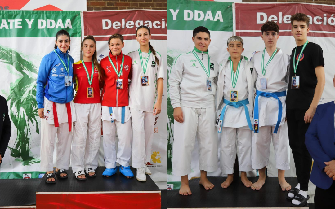 El karate se trae varias medallas a Utrera en el XIV Torneo Internacional de Palma del Río