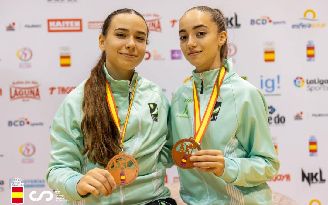 Tres medallas de la Escuela de Karate ‘KIHAKU’ de Utrera en el Campeonato Nacional