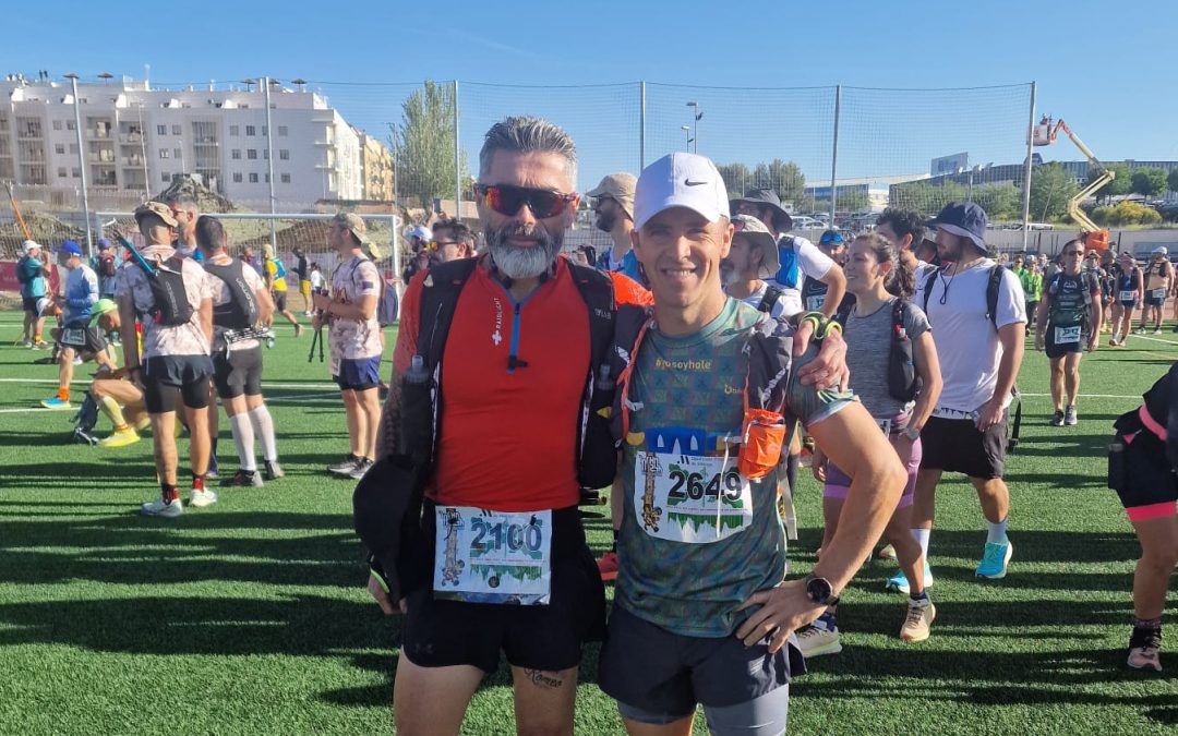 Los utreranos Pedro Laguna y Joaquín Cejudo realizaron la dura competición «101km de Ronda»