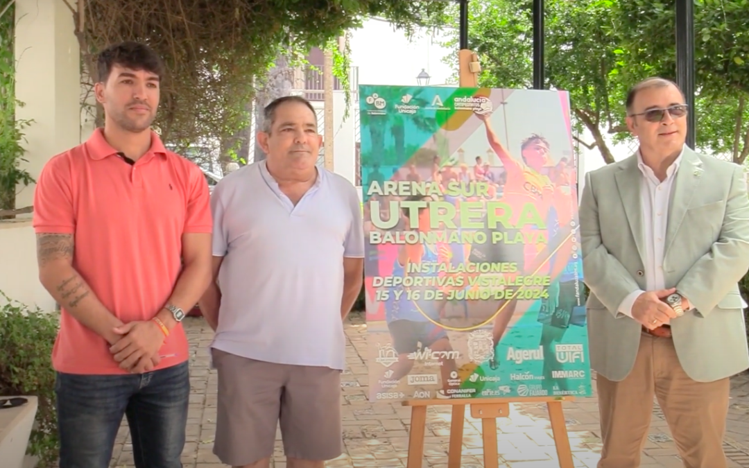 Fin de semana de campeonato de balonmano playa con el «Arena Sur» Utrera [vídeo]