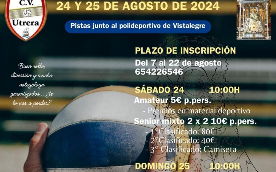 Utrera celebra el deporte con el X Torneo de Voley Playa «Ntra. Sra. de Consolación»