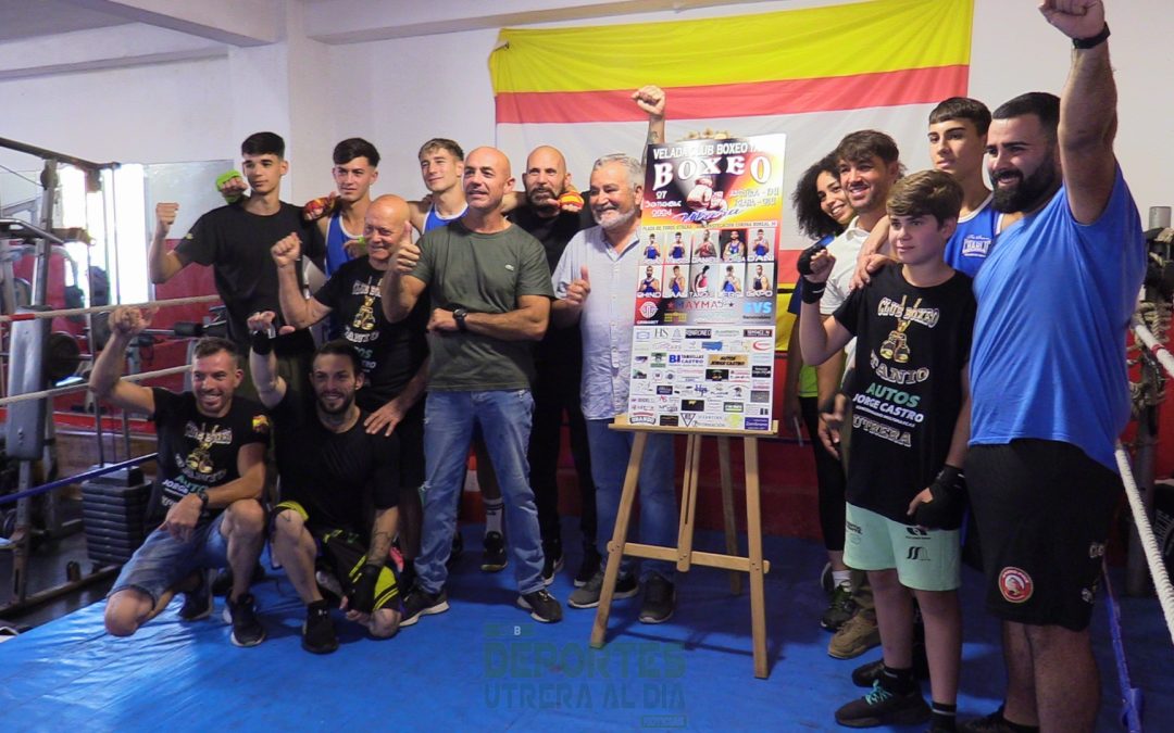 Llega la III Velada de Boxeo del Club Tanio a Utrera el 27 de septiembre [vídeo]