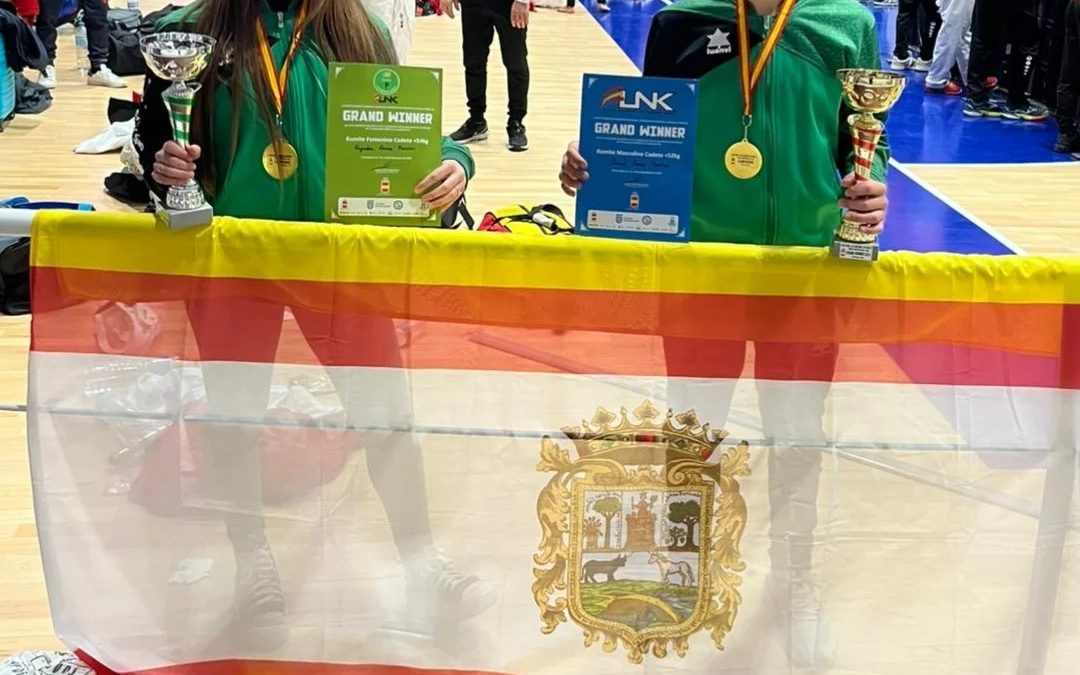 Los hermanos Alejandra y David Gómez se traen el oro de la Final de la Liga Nacional de Karate