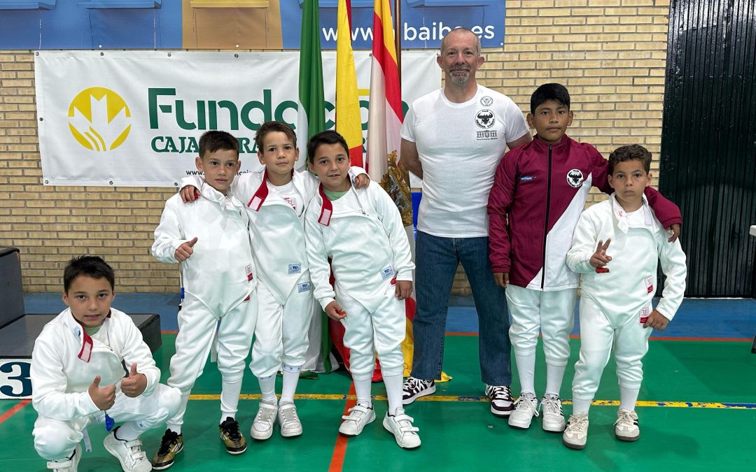 Pódium para los deportistas del Club de Esgrima de Utrera en la II Copa de Andalucía celebrada en la ciudad