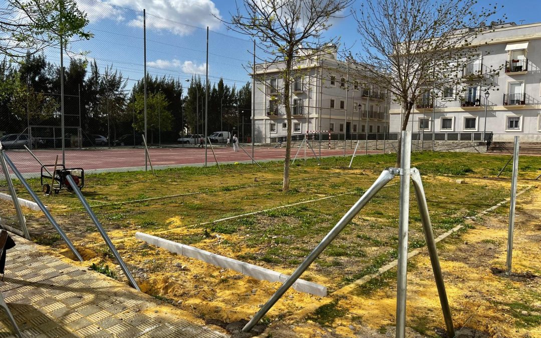 La Delegación de Deportes pone en marcha la construcción de dos nuevas pistas de petanca en Utrera
