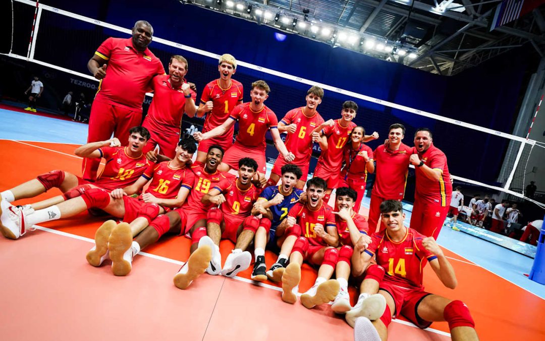 La selección Española de Voleibol sub 19 se clasifica para octavos de final del Campeonato del Mundo