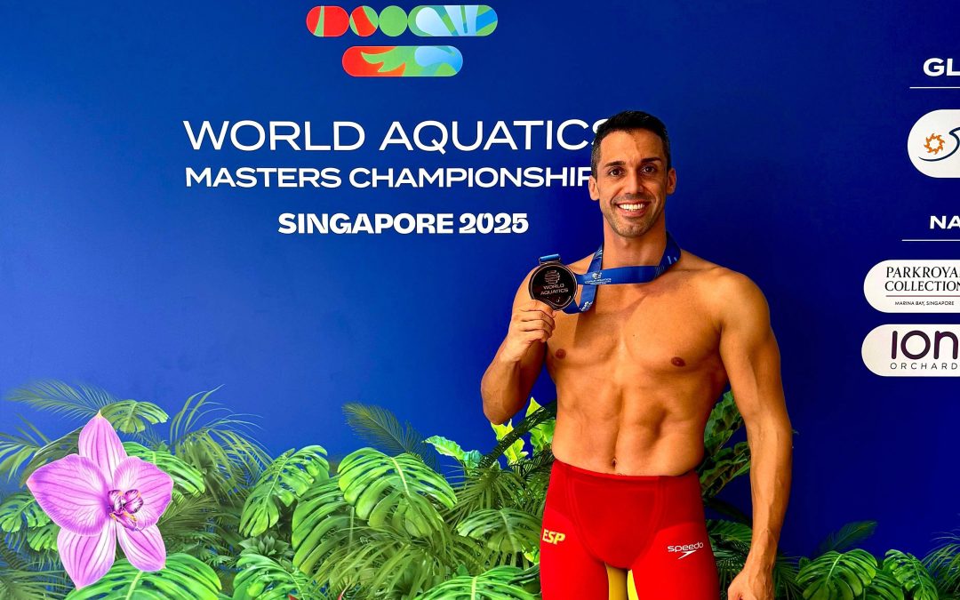 Antonio Pedro Almíjez del Club Natación Utrera hace historia al lograr el bronce en el Mundial de Singapur
