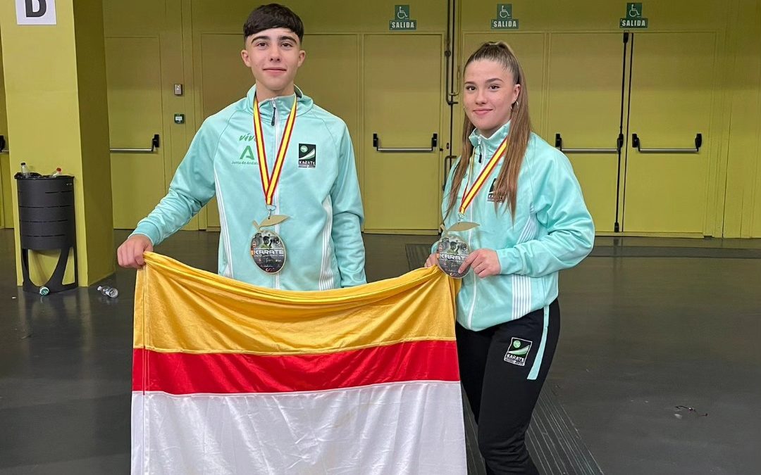 Los hermanos David y Alejandra Gómez se llevan el oro en el Campeonato de España de Karate