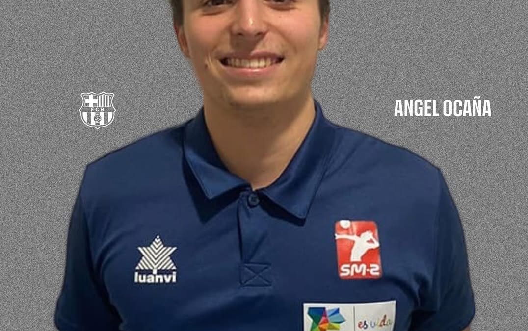 El utrerano Ángel Ocaña se clasifica para la Copa Príncipe como entrenador del Barça Voleibol