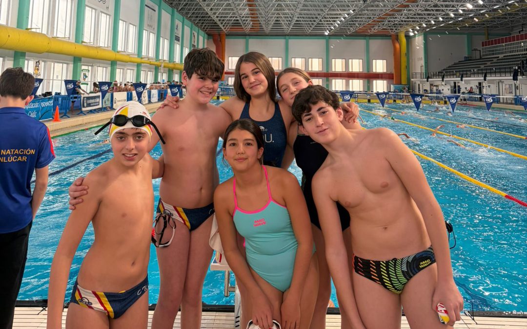 Los alevines del Club Natación Utrera vuelven con buenas sensaciones del XXXIV Campeonato de Andalucía Alevín en Cádiz