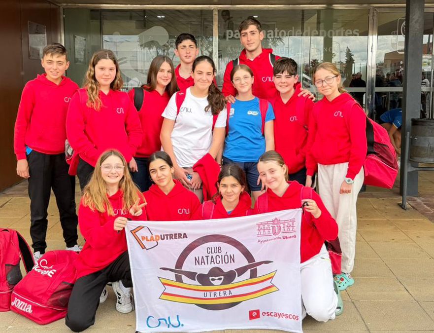 El Club Natación Utrera obtiene una plata nacional en un fin de semana intenso con 4 competiciones