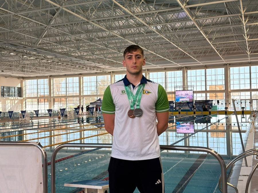 Destacada actuación del nadador utrerano Jorge Pérez en el Campeonato de Andalucía Absoluto de Natación