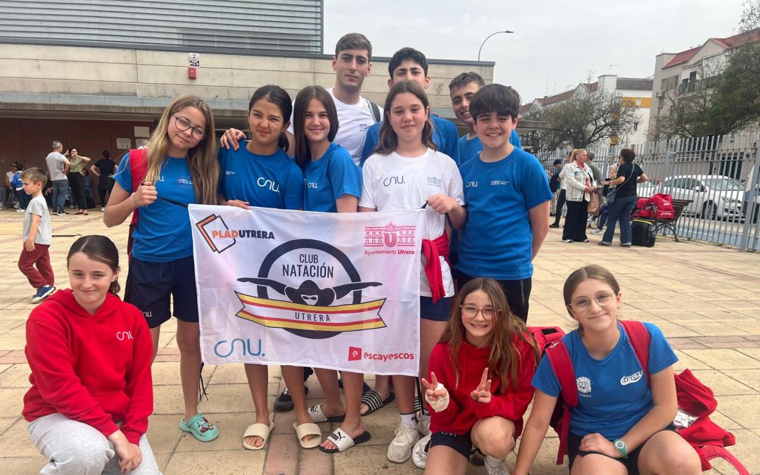 Intenso y exitoso fin de semana para el Club Natación Utrera en múltiples frentes competitivos