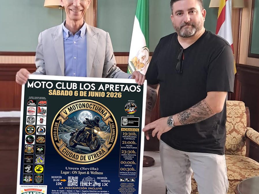 El club Los Apretaos de Utrera presenta su 5ª Motonocturna para el 6 de junio