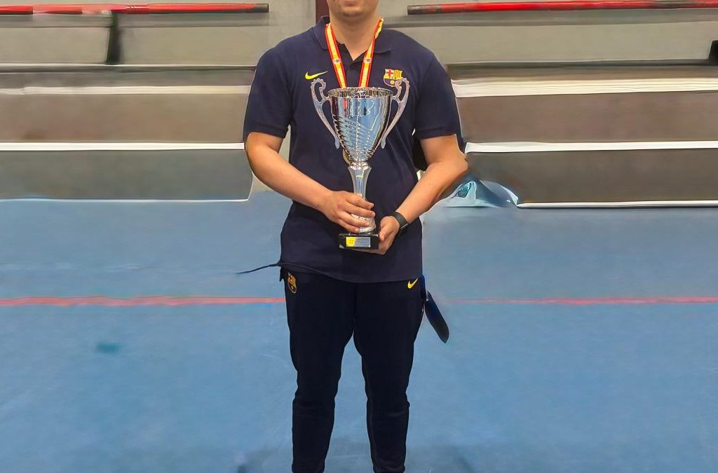El utrerano Ángel Ocaña se proclama campeón de España con su equipo de Voleibol Junior Masculino