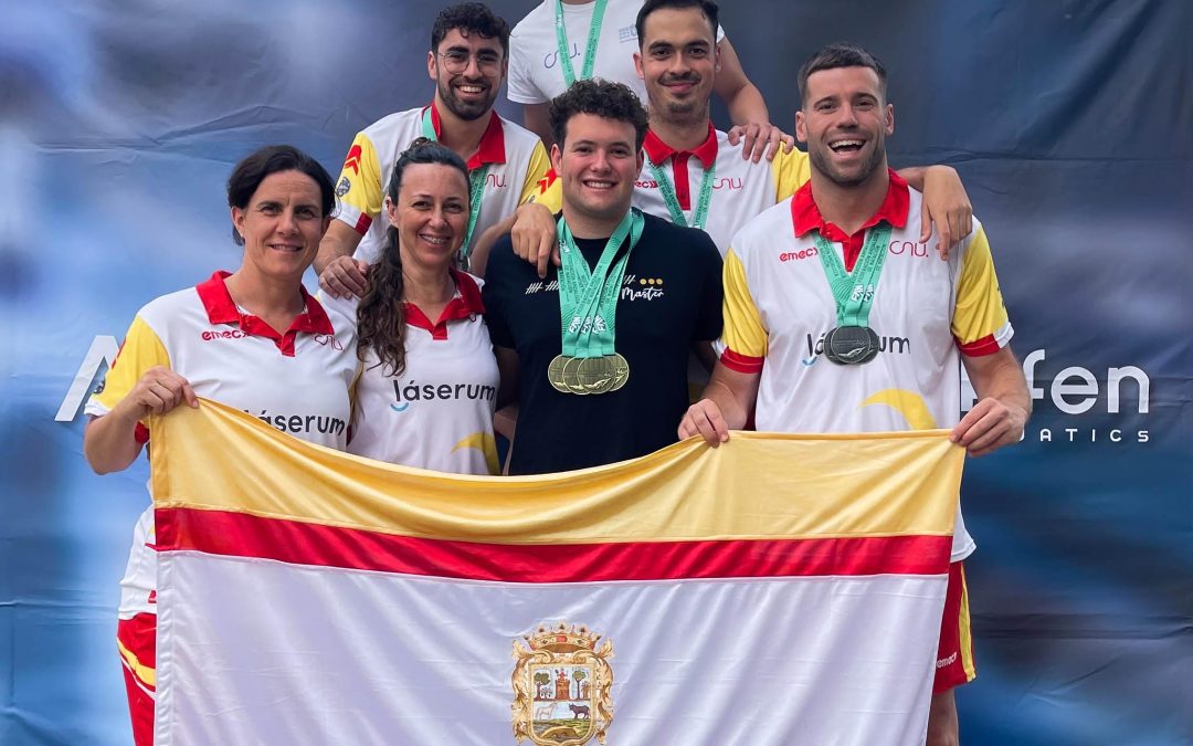 Casi una veintena de medallas para el Club Natación Utrera en el Campeonato Máster Andaluz y el Trofeo de Dos Hermanas