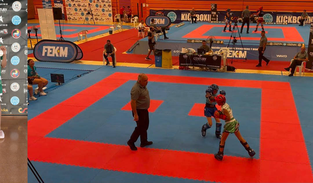 La utrerana Laura Román Cordero logra doble medalla en el Campeonato de España de Kickboxing