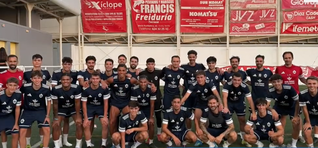 El Club Deportivo Utrera inicia la pretemporada con diez incorporaciones y la continuidad de Lolo Ortiz (Vídeo)