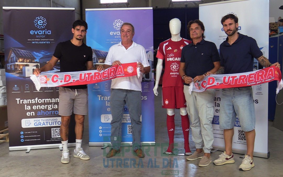 Evaria Solar se suma como patrocinador principal del CD Utrera en la nueva temporada 2026/2027 (vídeo)