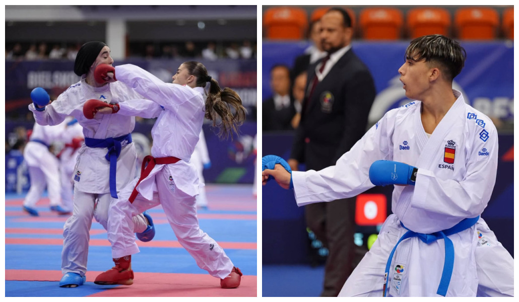 Alejandra y David Gómez realizaron una excelente representación nacional en el Campeonato del Mundo de Karate